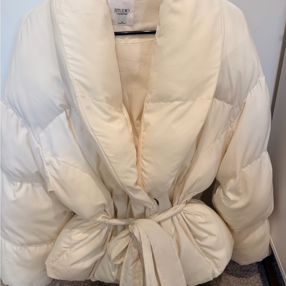 Studio Cream Puffer Jacket